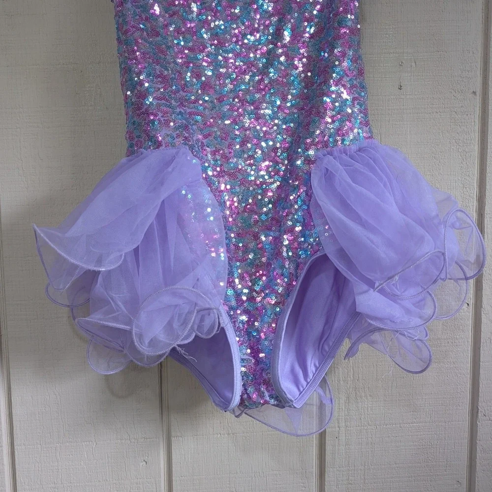 Weissman ShowtimeGirls Good Luck 11612 Purple Sequin Tutu